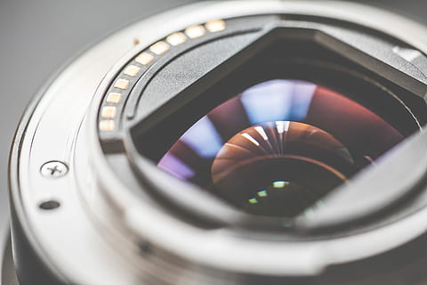 Exposed Zoom Camera Lens Electronics Rear Side Close Up, dslr HD wallpaper