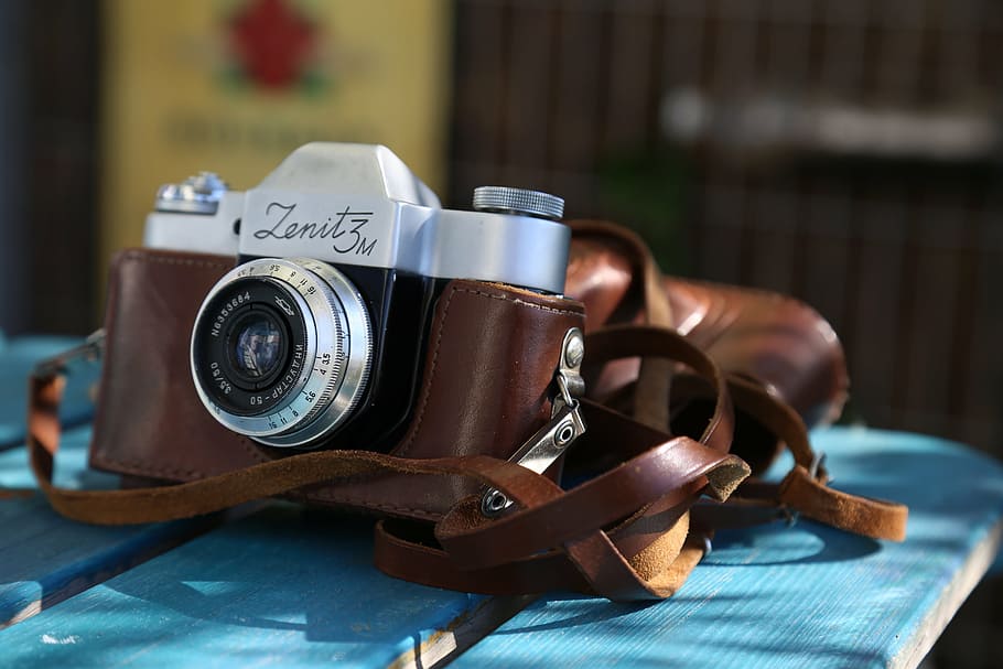 camera, zenith, summer, photographer, photos, retro, vintage HD wallpaper
