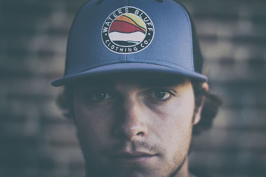 cap, close-up, man, portrait, looking at camera, one person HD wallpaper