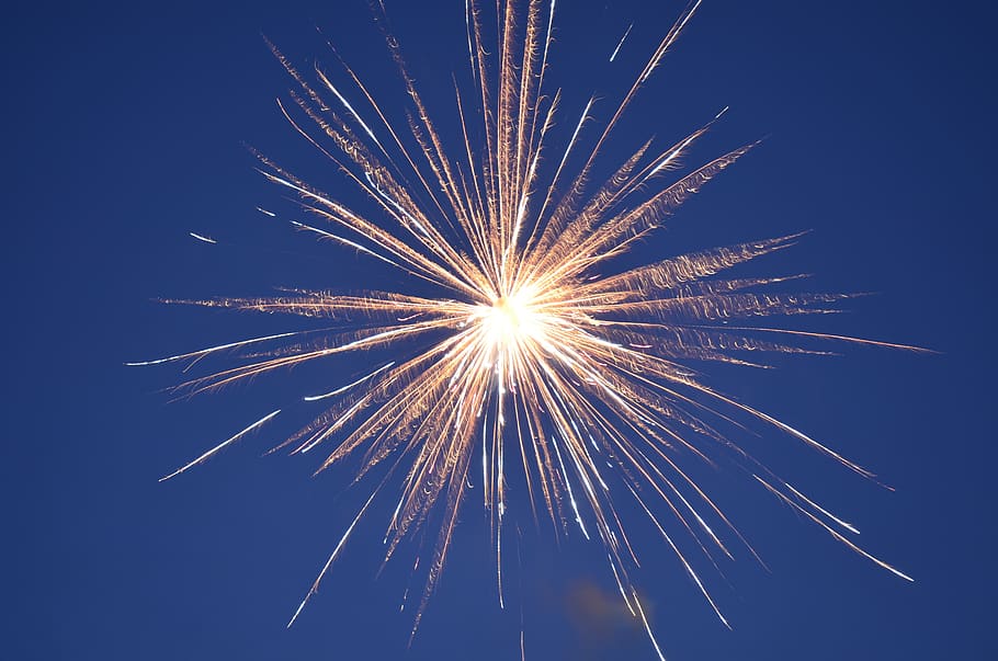 firework, sky, forth of july, celebration, motion, event, illuminated HD wallpaper