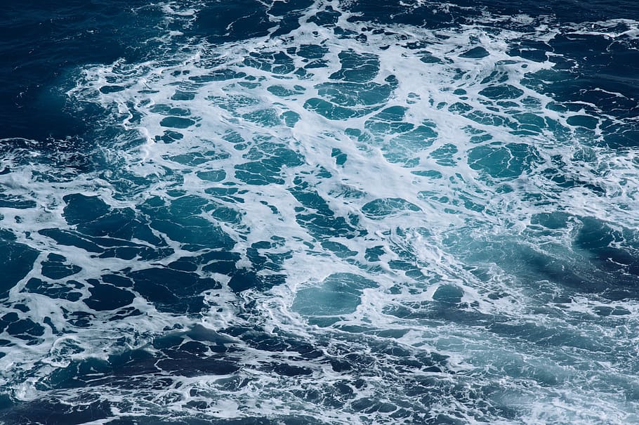 Maltese Sea, photo of body of water waves during daytime, ocean, HD wallpaper