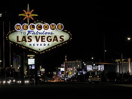 Download Welcome to the Glittering City of Lights: Las Vegas Wallpaper