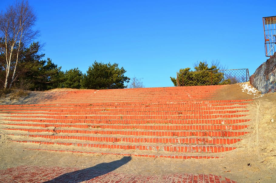 prora, kdf, monument, sky, plant, tree, clear sky, nature, day HD wallpaper