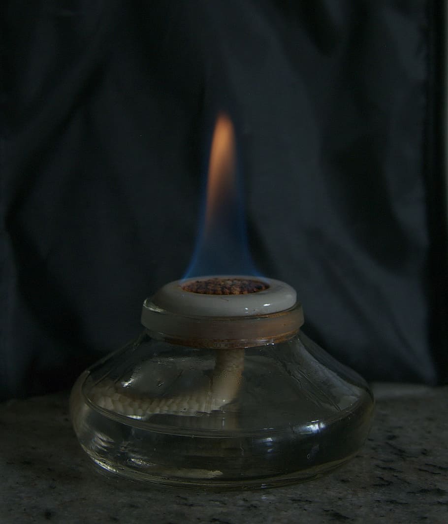 fire, flame, petroleum, burning, indoors, heat - temperature HD wallpaper