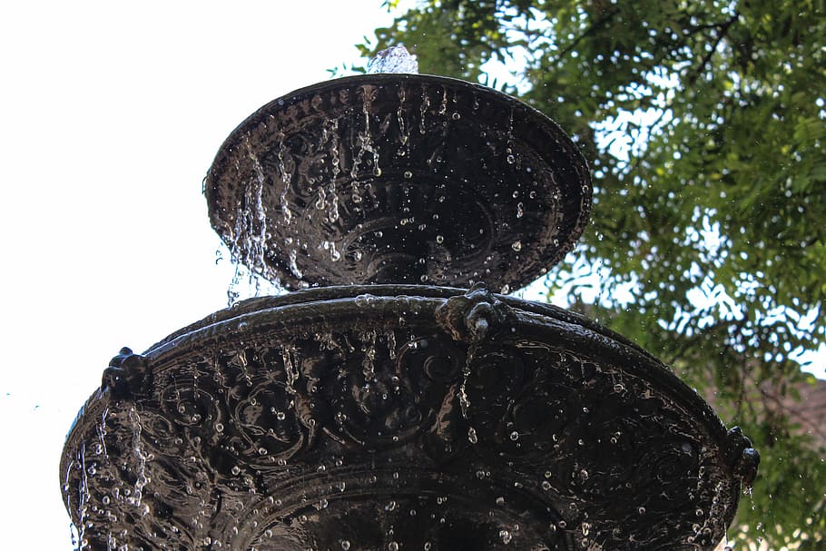 Source, Water, Pool, Gardens, Leon, Jets, industrial, cano HD wallpaper