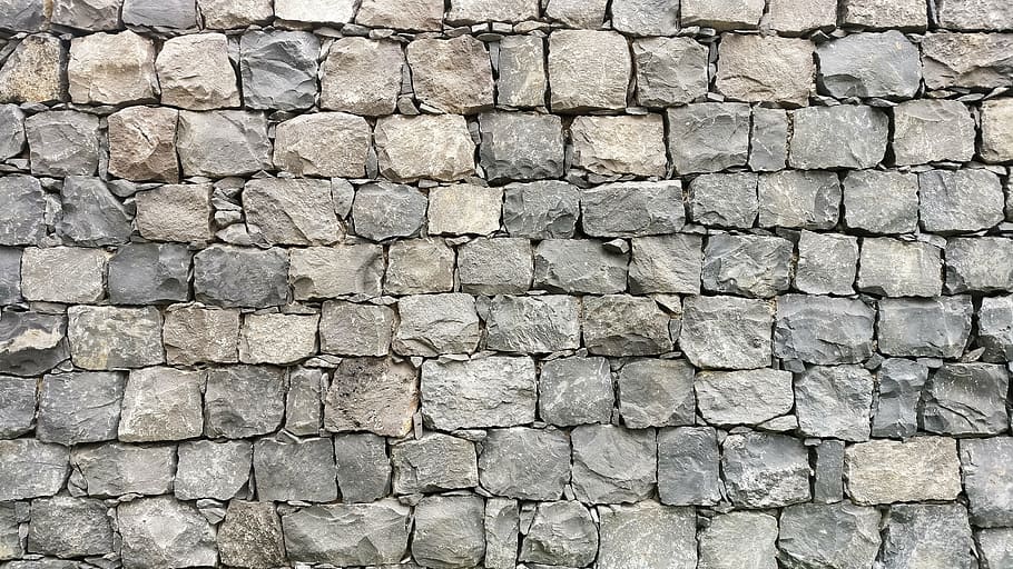 grey and white wall, stone, gray, outdoor, pattern, exterior HD wallpaper