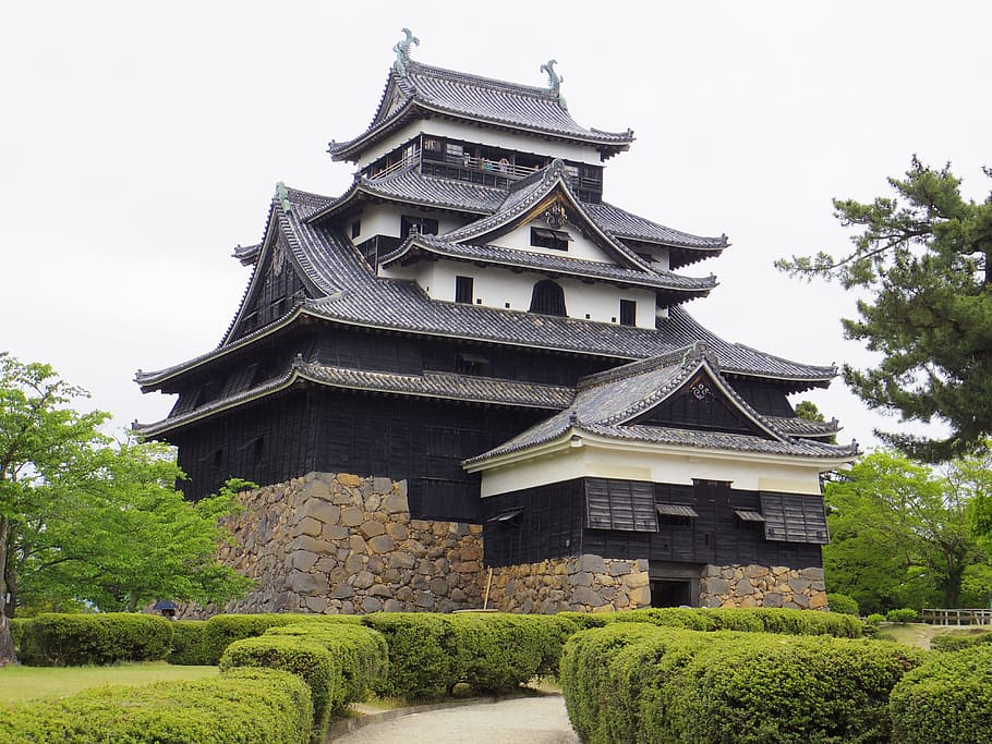 Japan, Matsue Castle, castle of japan, shimane, building, architecture, HD wallpaper