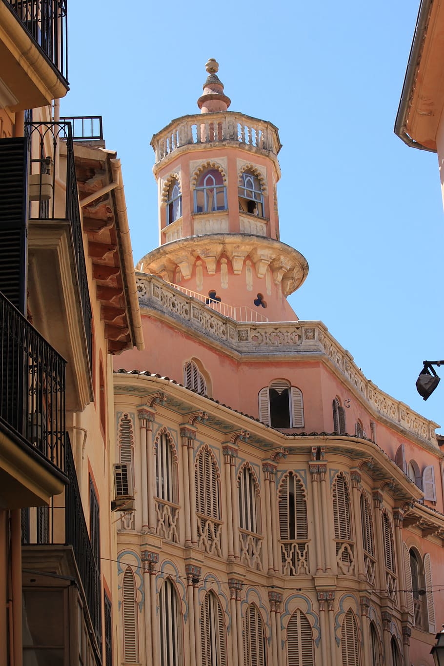 mallorca, building, window, holiday, travel, spain, summer HD wallpaper