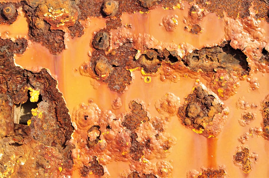 rusty, metal, texture, textured background, pattern, brown HD wallpaper