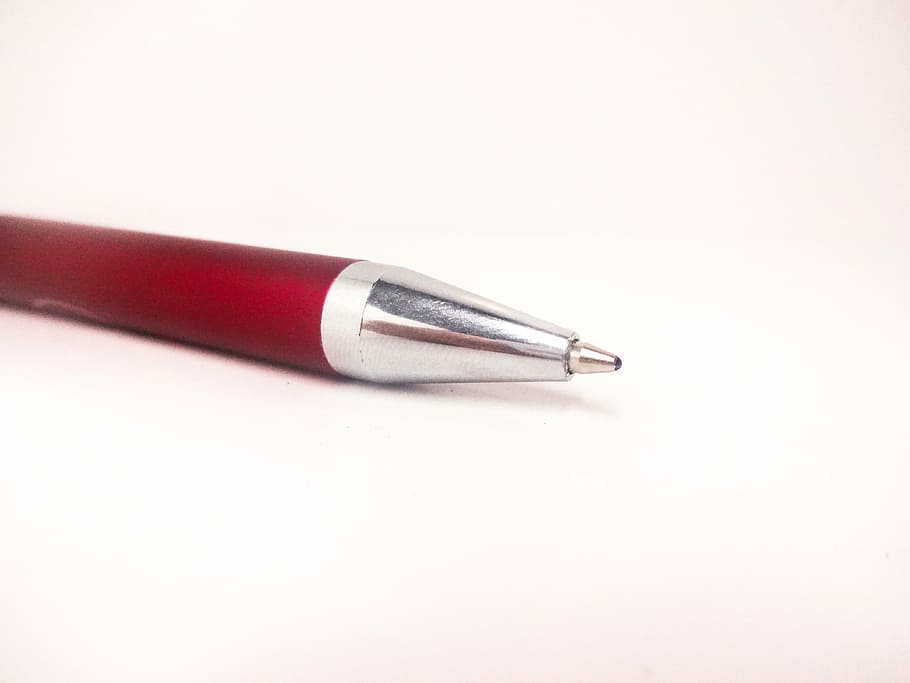 pen, ink, blue, writing, red, white background, image, writing instrument HD wallpaper