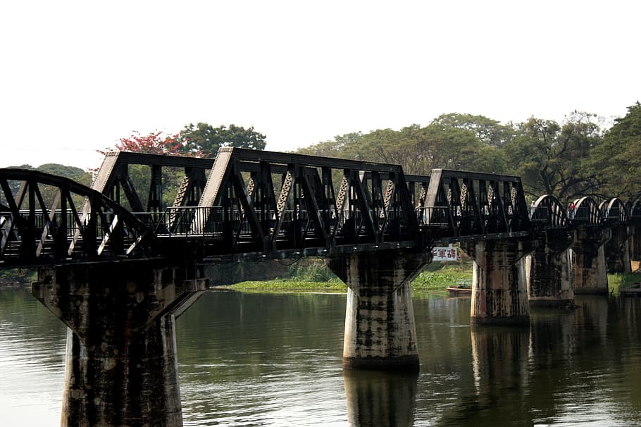 kanchanaburi, the bridge over the river kwai, kwai noi, tourism, HD wallpaper