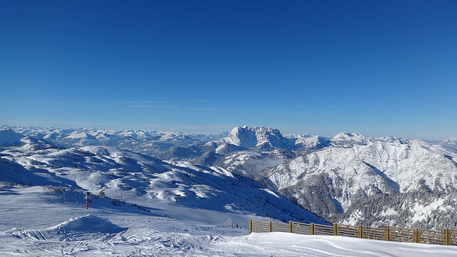 Alpine, Austria, Winter, Panorama, steinplatte, snow, cold temperature, HD wallpaper