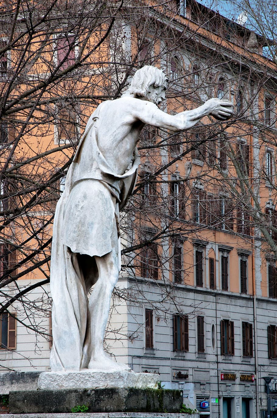 statue, ancient, roma capitale, sculpture, beggar, italy, rome HD wallpaper