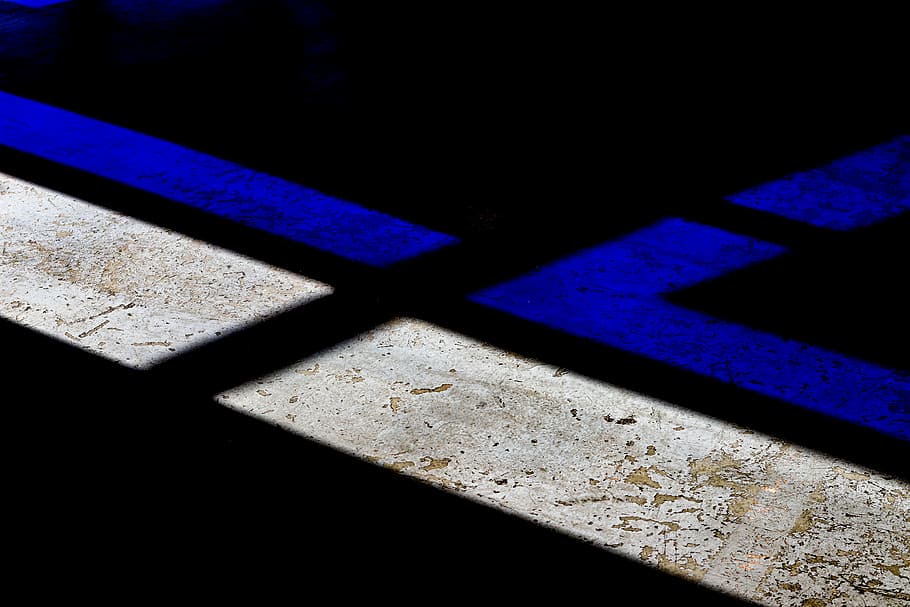 untitled, concrete, flooring, reflection, colourful, color HD wallpaper
