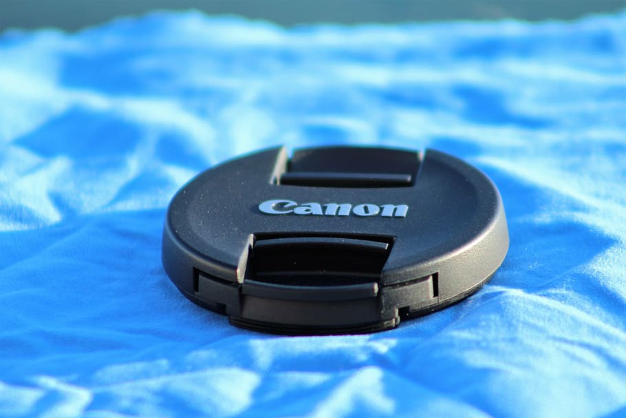 canon, camera, photography, technology, communication, blue HD wallpaper