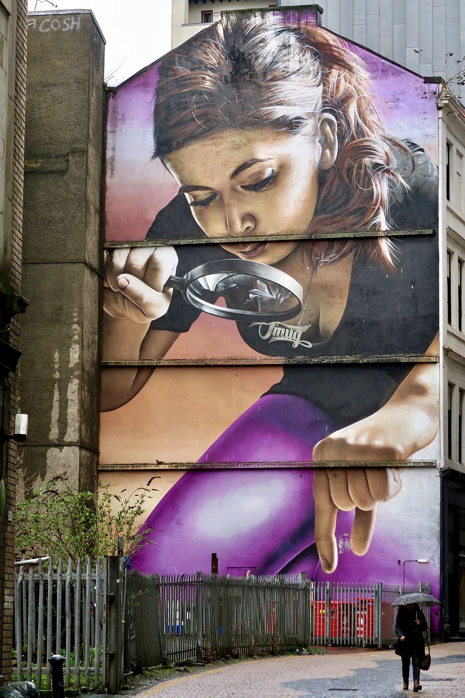 tagger, city, humor, one person, real people, young adult, portrait HD wallpaper