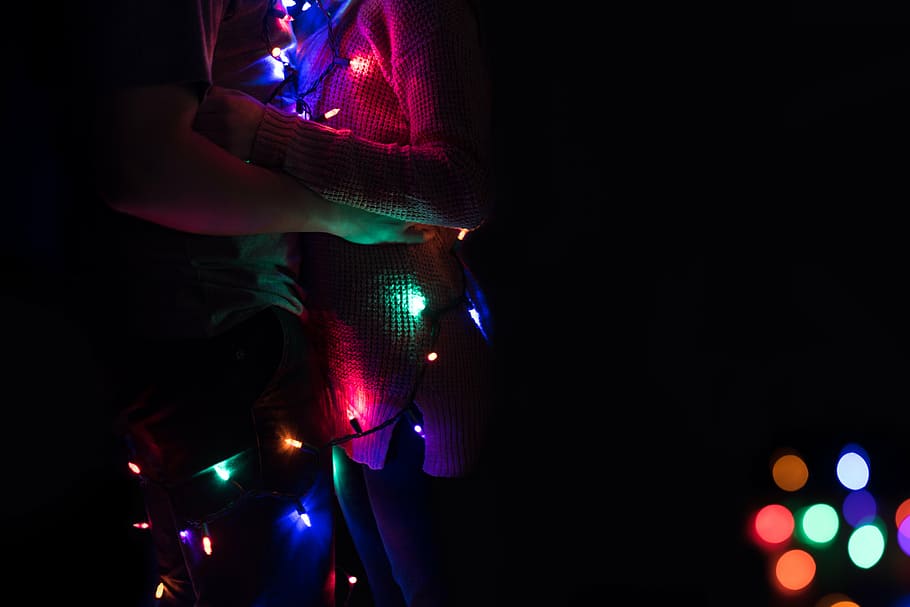 abstract, art, bokeh, bright, christmas lights, club, concert HD wallpaper