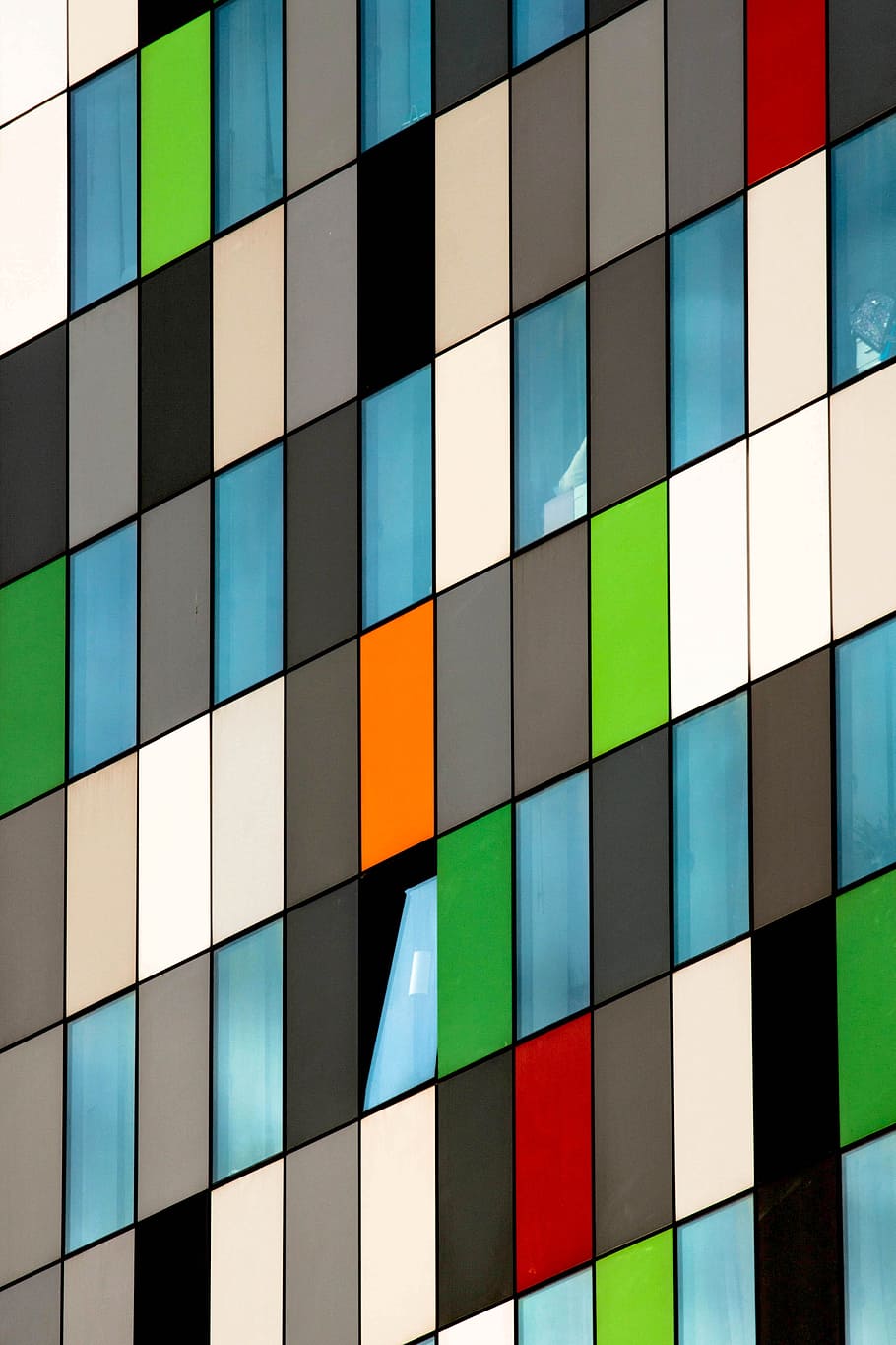 Open Window, University, Utrecht, geometric shape, abstract, HD wallpaper