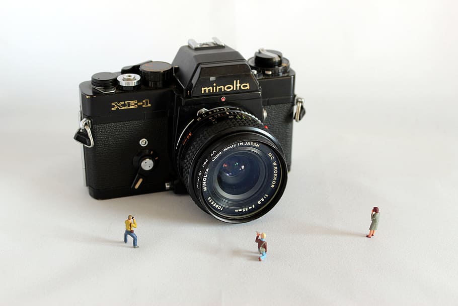 miniature, minolta, camera, light, toys, photography themes HD wallpaper