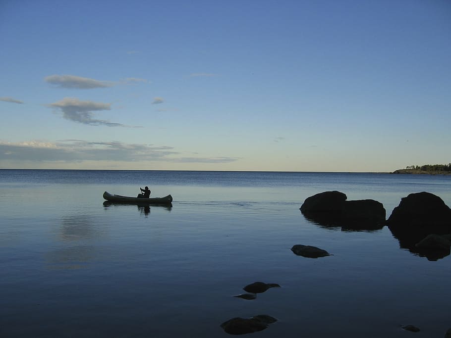 kayak, reflection, canoe, kayaking, nature, water, summer, adventure HD wallpaper