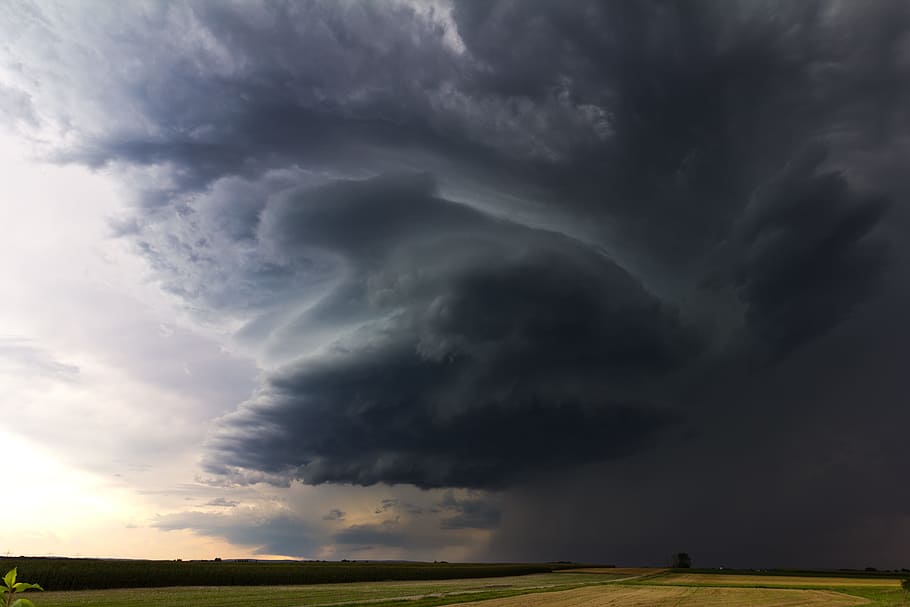 super cell, germany, storm, forward, storm hunting, clouds HD wallpaper