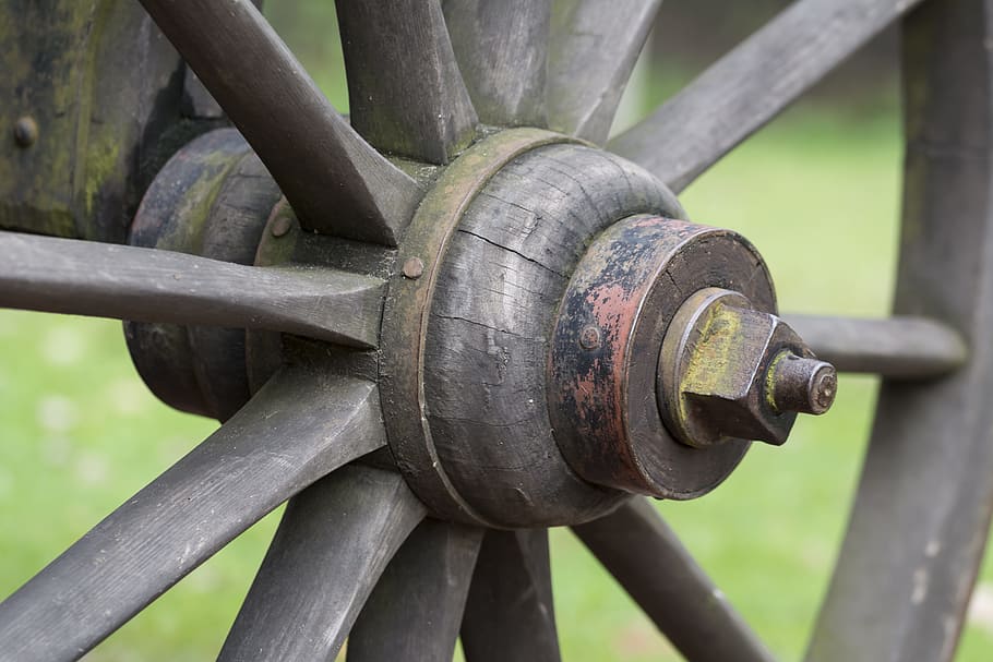 ash, wagon wheel, karrenwiel, joint, antique, craftsmanship HD wallpaper