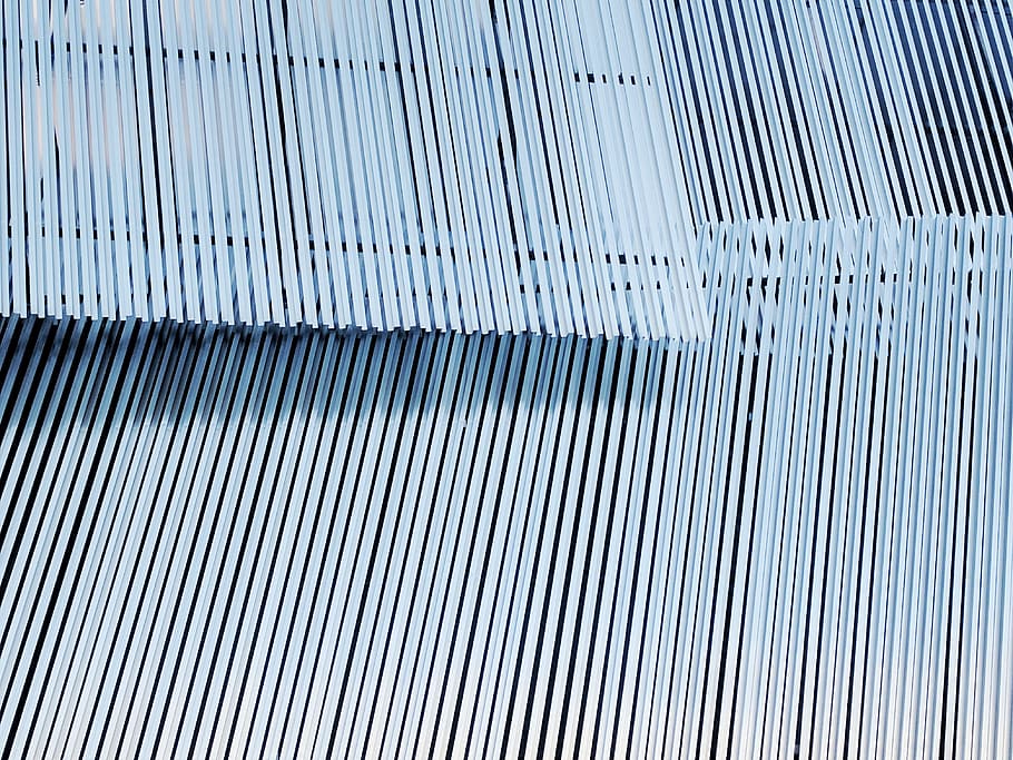 grey metal rod lot, pattern, abstract, steel, backgrounds, striped HD wallpaper