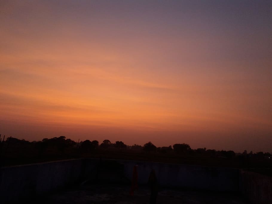 evening, dark, sun sets, sunset, sky, environment, scenics - nature HD wallpaper