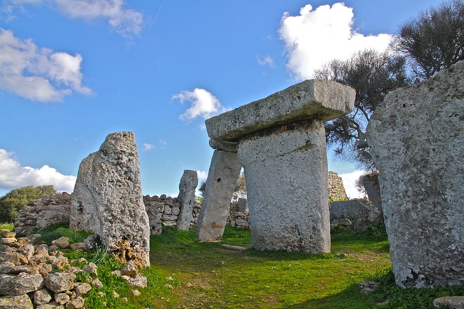 Minorca, Prehistory, Taula, stone Material, ancient, old Ruin HD wallpaper