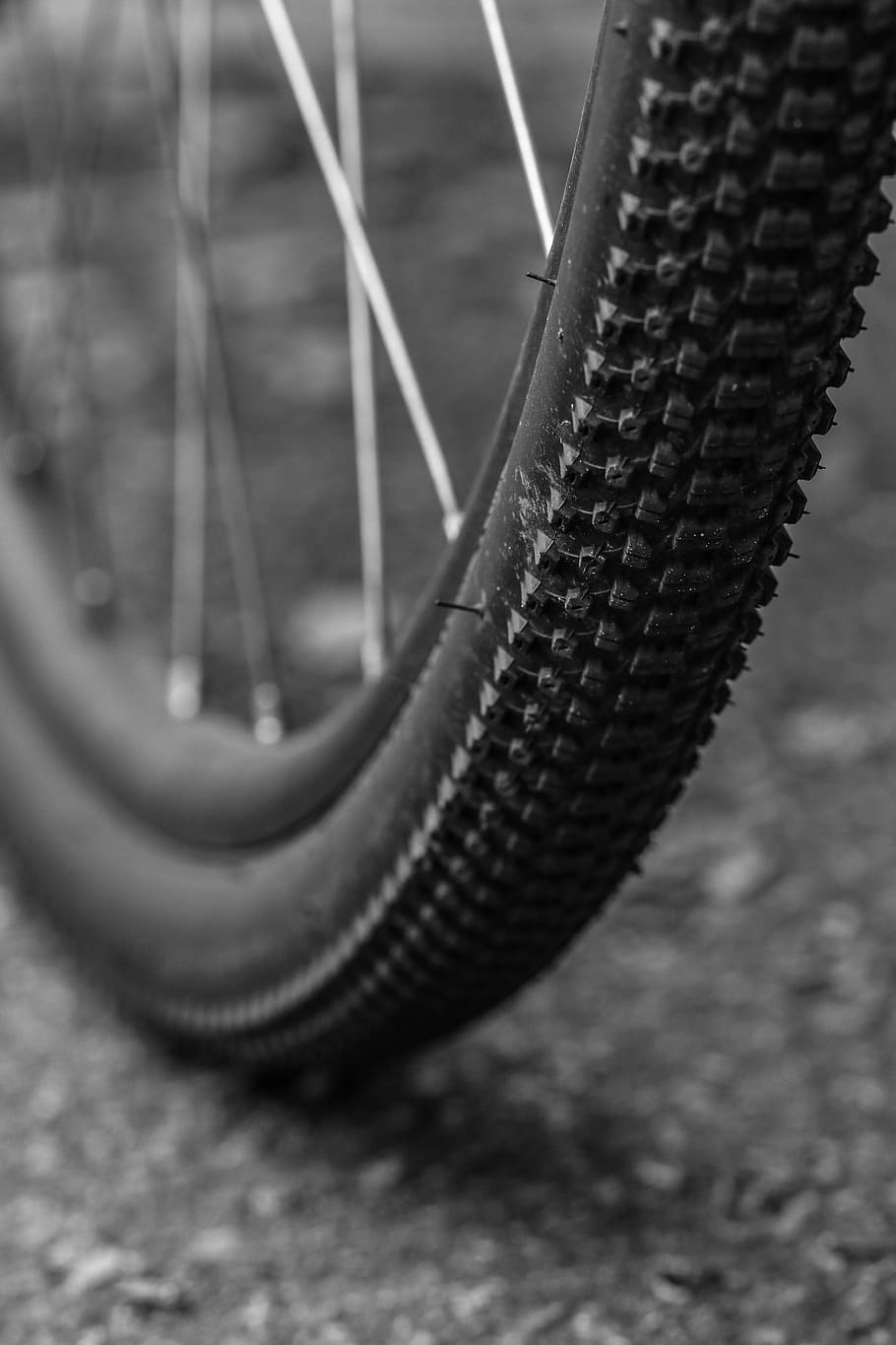 wheel, bike, bicycle, close-up, tire, day, focus on foreground HD wallpaper