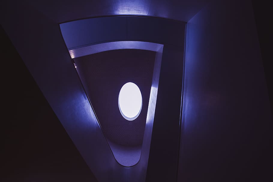 Abstract architecture shot captured in a city buiding, building HD wallpaper