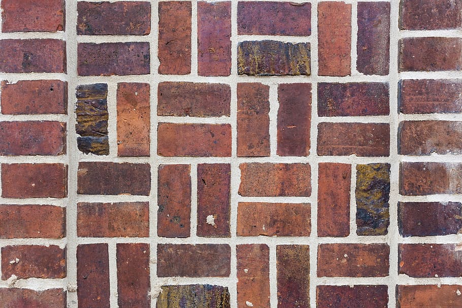 brick, wall, background, brick wall, red, construction, mortar HD wallpaper