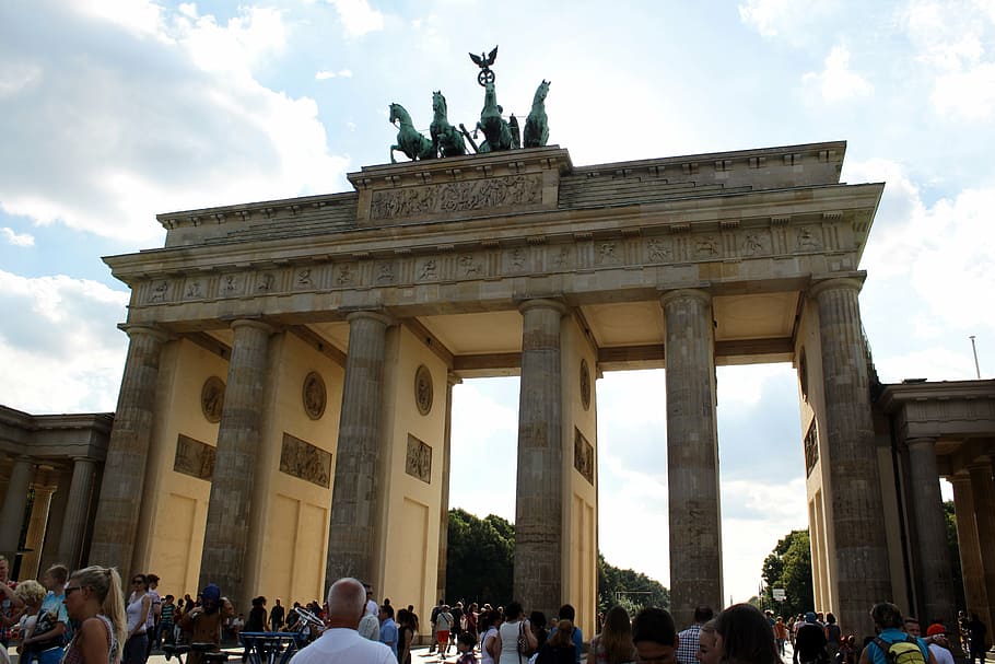 berlin, germany, city, architecture, gate, the brandenburg gate HD wallpaper