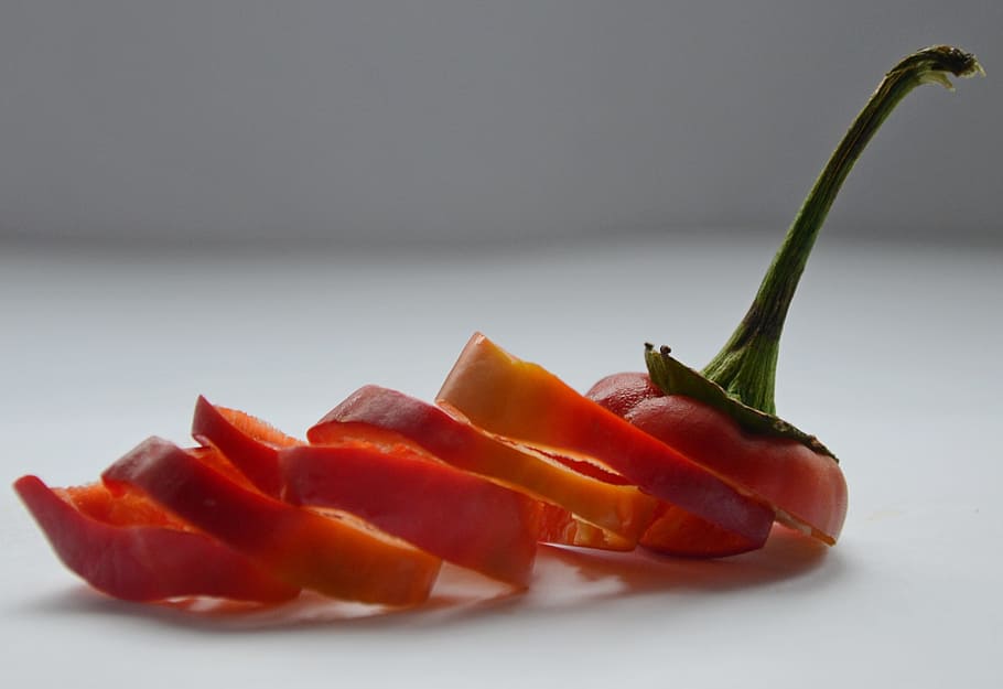 Vegetable, Red, Bell Pepper, nutrition, food, diet, useful HD wallpaper