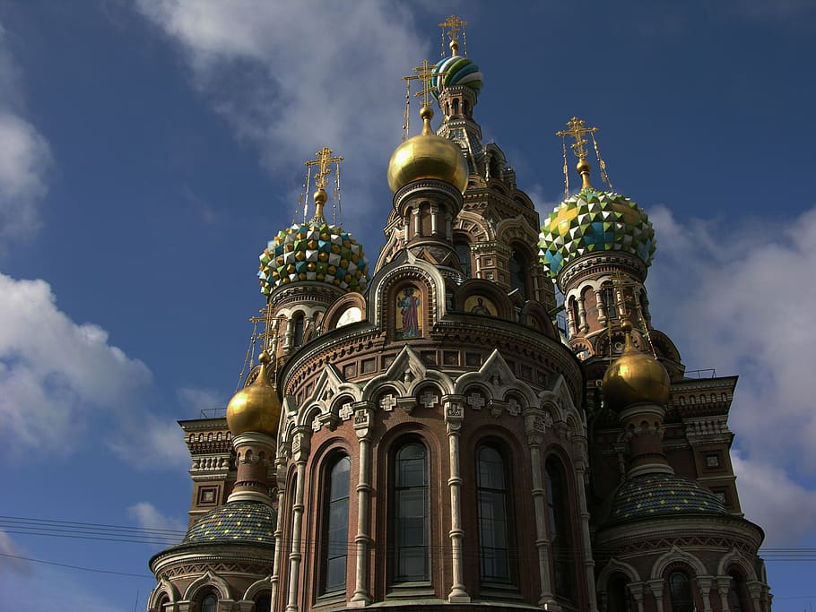 moscow, dome, sky, built structure, belief, building exterior HD wallpaper