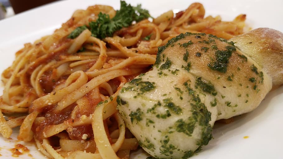 meal, pasta, lunch, dinner, italian, dish, healthy, sauce, cuisine, HD wallpaper