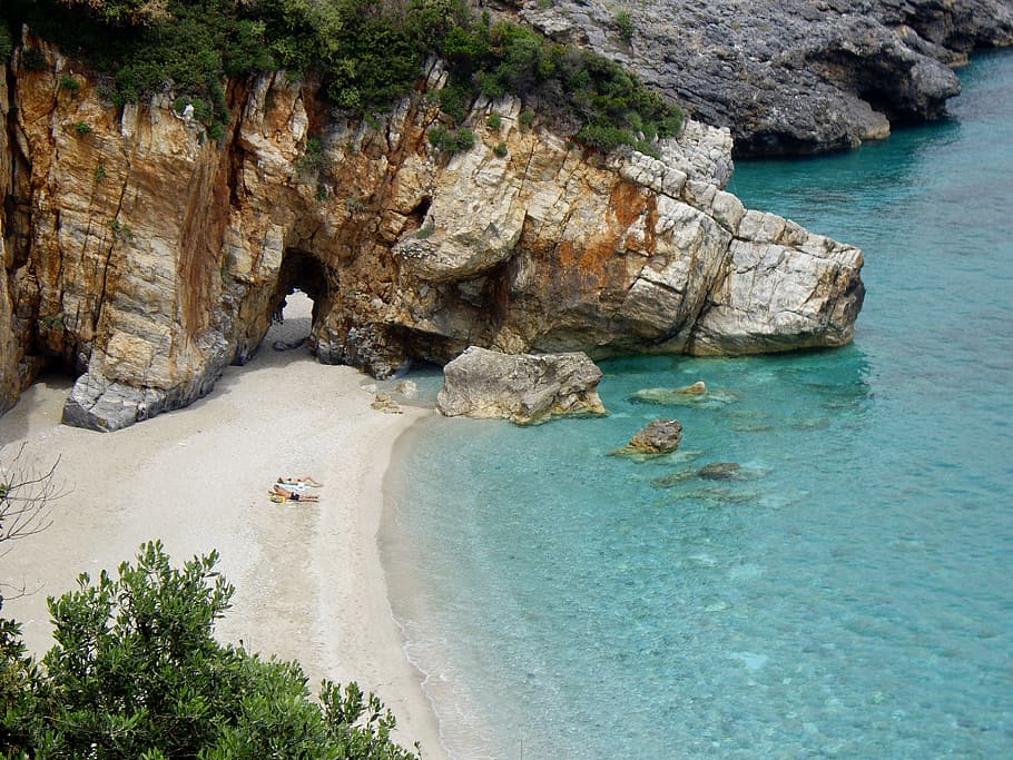 pelion greece, pilio, greek, europe, sea, beach, sand, thessaly, HD wallpaper
