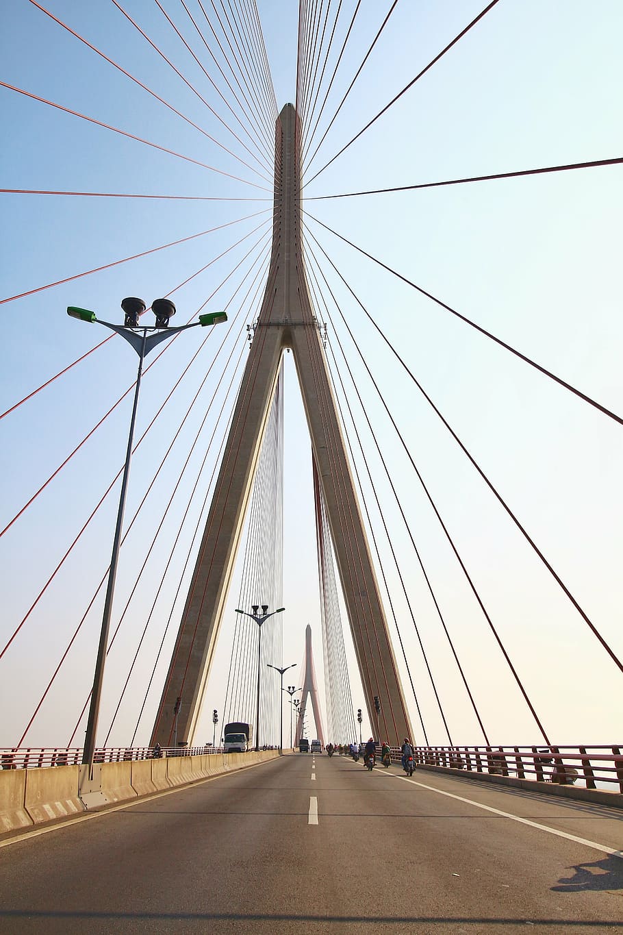 bridge, construction, architecture, transportation, sky, built structure HD wallpaper