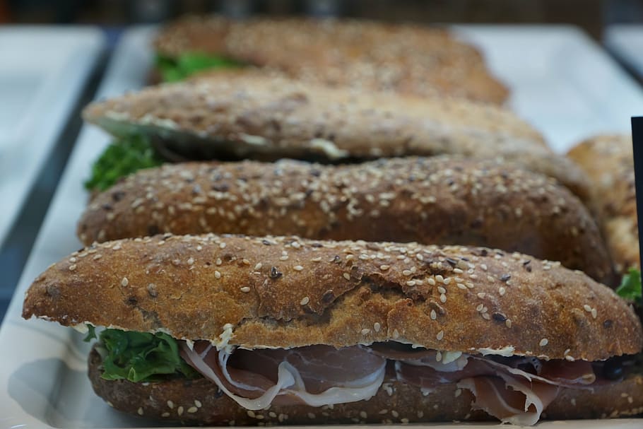bread, occupied, eat, snack, food, sandwich, edible, chunks HD wallpaper