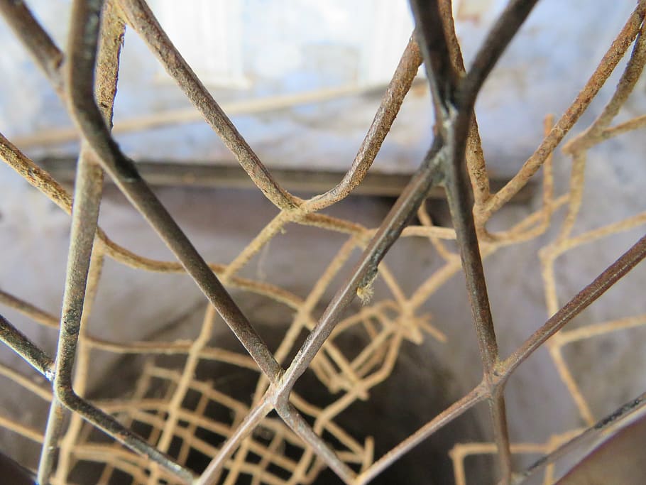 net, iron, cave, pattern, metal, grid, mesh, industrial, chain HD wallpaper