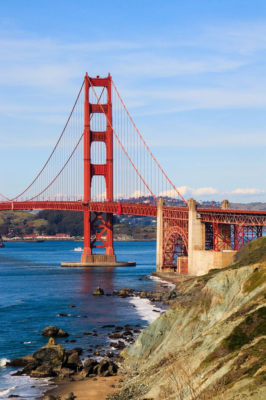 HD wallpaper: Golden Gate Bridge, San Francisco Bridge, bay area, vertical  | Wallpaper Flare