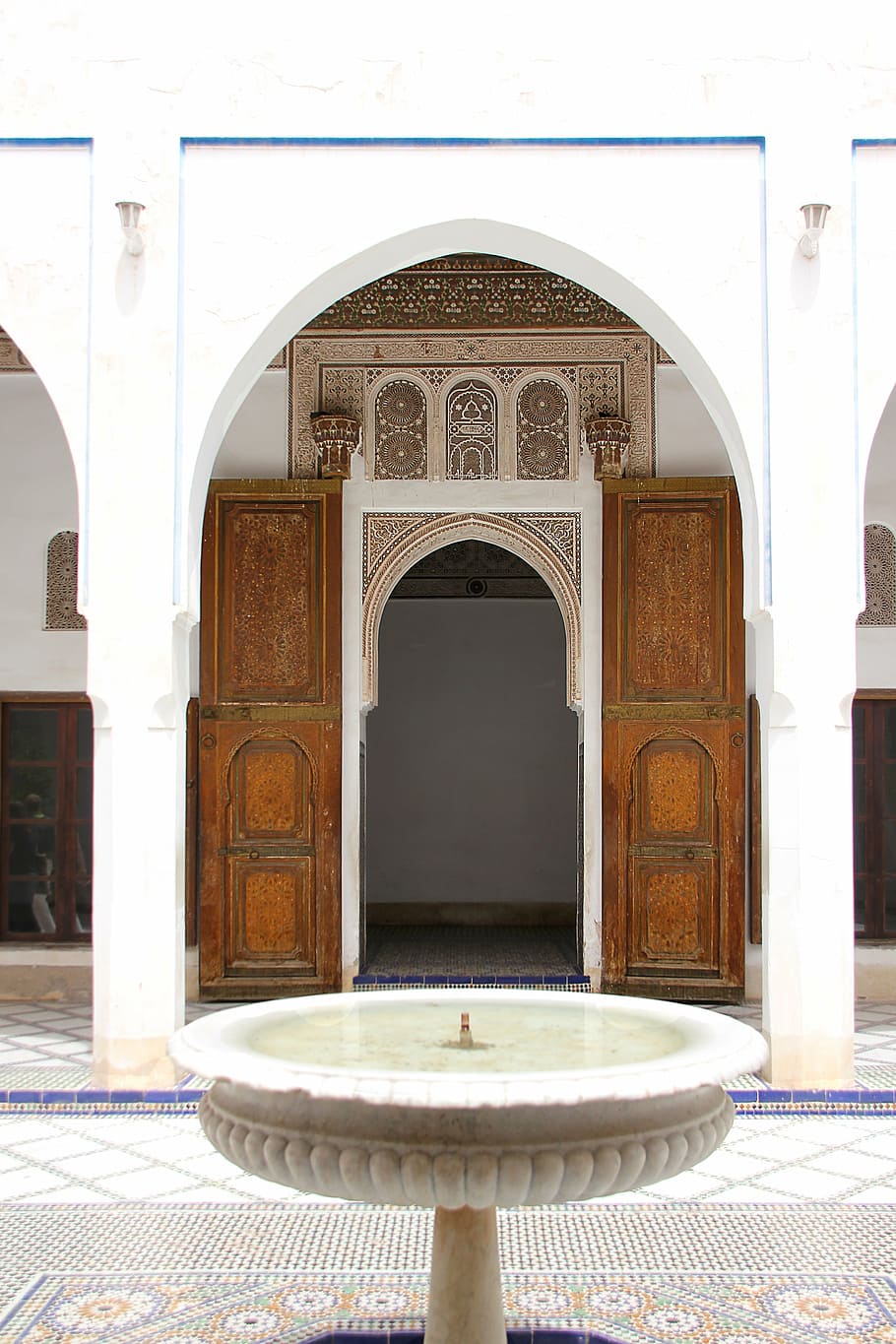 morocco, architecture, gate, input, goal, door, wood, portal HD wallpaper