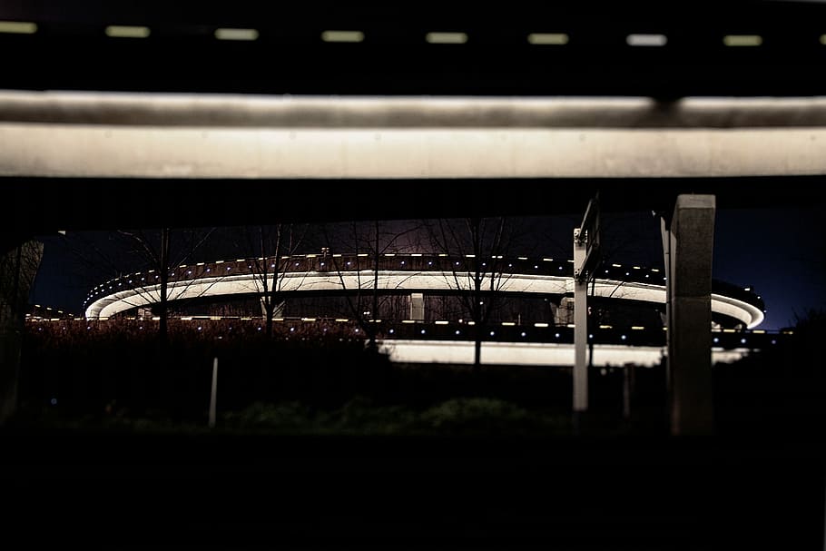 Viaduct, Night, Arc, the viaduct, indoors, no people, close-up HD wallpaper