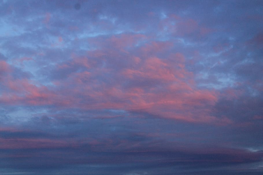 clouds, red, thunderstorm, at dusk, clouds form, sky, cloud - sky HD wallpaper