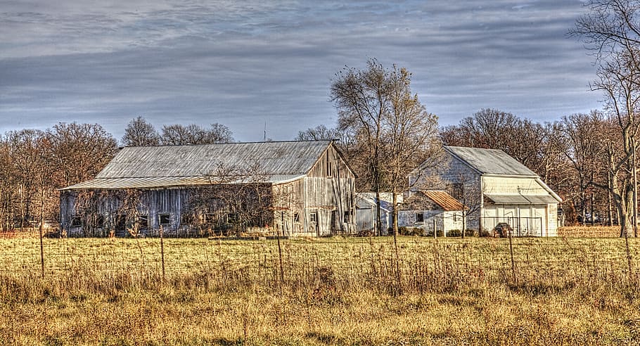 barn, rustic, barns, ohio, digital art, rural, scenic, country HD wallpaper
