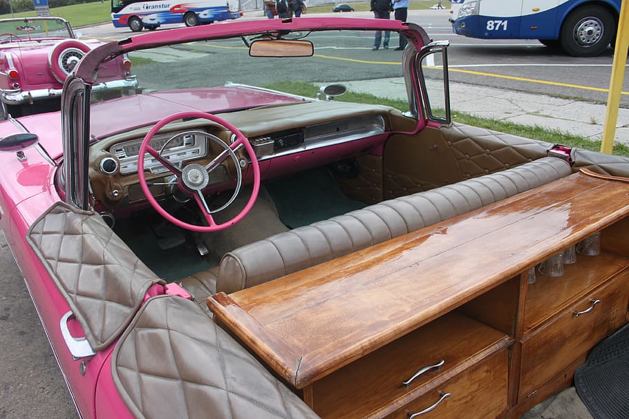auto, oldtimer, cuba, automotive, vehicle, classic, rarity HD wallpaper
