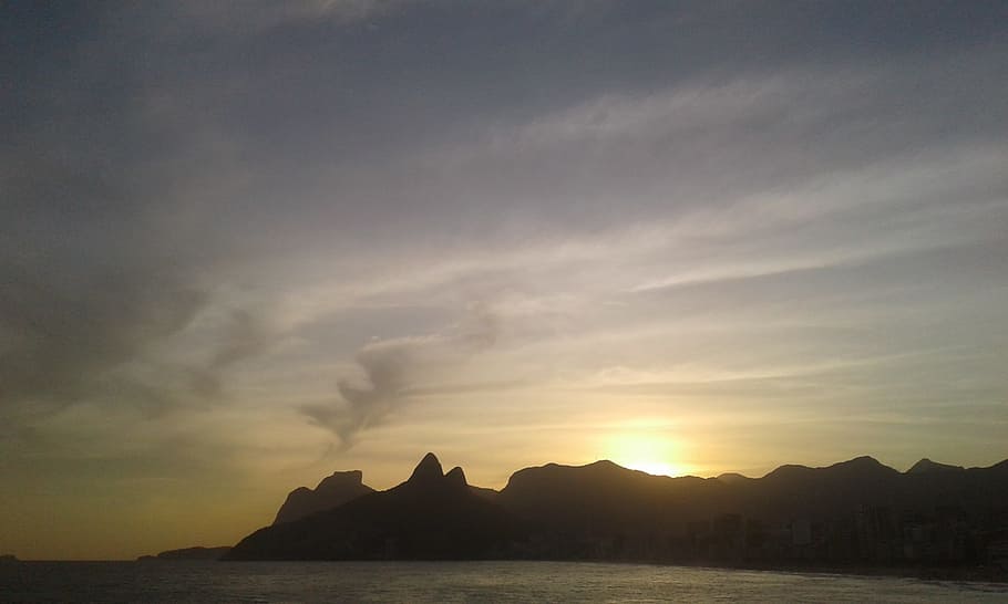 sol, copacabana, brazil, sky, scenics - nature, beauty in nature HD wallpaper