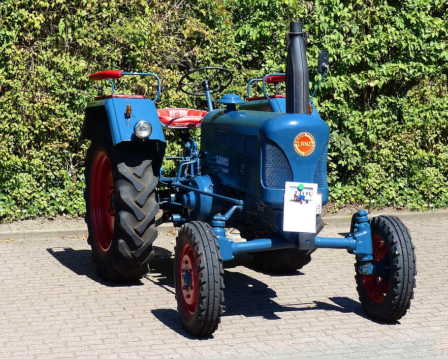 Tractors, Oldtimer, Agriculture, lanz, historically, bulldog HD wallpaper