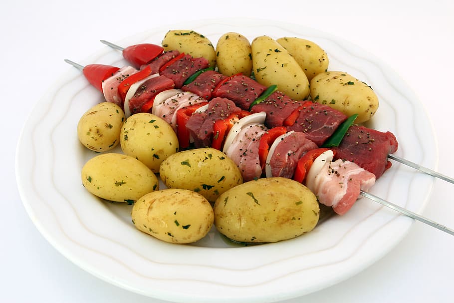 barbeque, bbq, beef, cholesterol, close up, colorful, cookery HD wallpaper