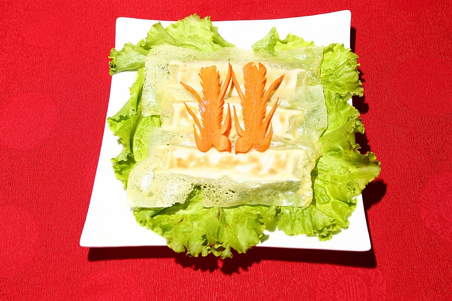 gourmet, material, chinese, food, lettuce, freshness, food and drink HD wallpaper